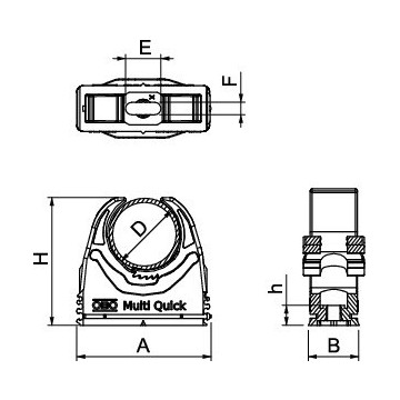 OBO Bettermann - M-Quick 25-28LGR