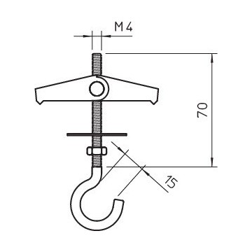 OBO Bettermann - 452 M4x70 G