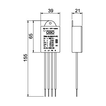 OBO Bettermann - ÜSM-10-230I1P+PE