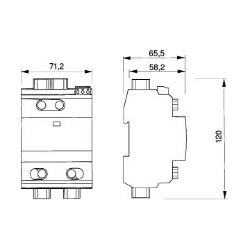 OBO Bettermann - V-PV-T1+2-1000FS
