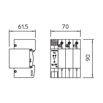 OBO Bettermann - V20-C U-3PH-Y-FS