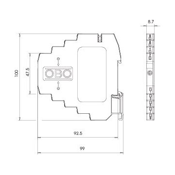 OBO Bettermann - MDP-2 D-12-T-10