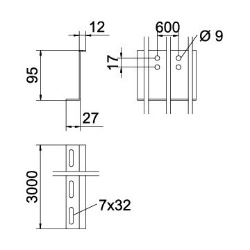 OBO Bettermann - TSG100Z BKRS FS