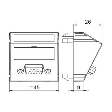OBO Bettermann - MTS-VGA S RW1