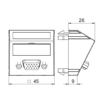 OBO Bettermann - MTS-VGA F RW1