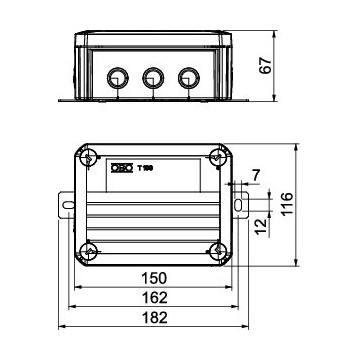 OBO Bettermann - T 100 ED 6-6 AF