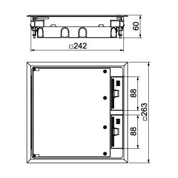 OBO Bettermann - GES9 55U V 7011