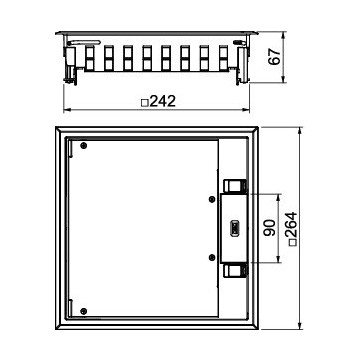 OBO Bettermann - GES9-3S U 9011