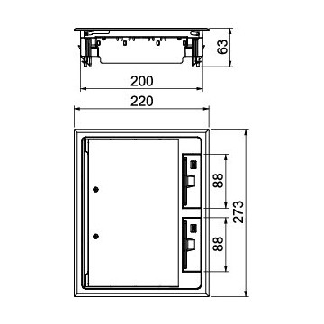 OBO Bettermann - GES6 U 9011
