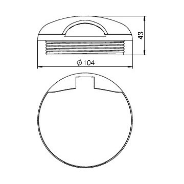 OBO Bettermann - SH80 T 9011