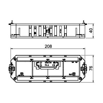 OBO Bettermann - UT4 45 4